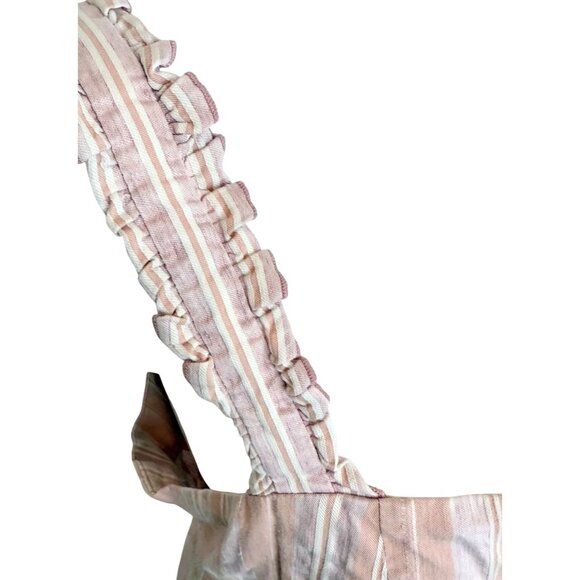 Alexis Brandy Dress Pink Striped Cotton -  Size L - Picture 8 of 8